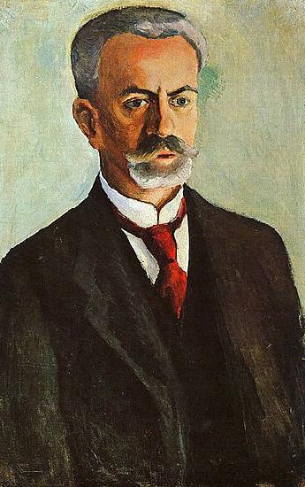 August Macke Bildnis Bernhard Koehler